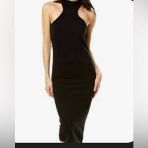 525 x REVOLVE Mock Neck Sweater Dress Black Women Size XSmall NEW